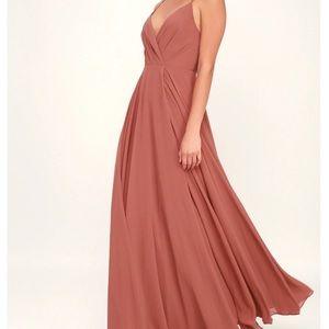 All About Love Dusty Rose Maxi Dress